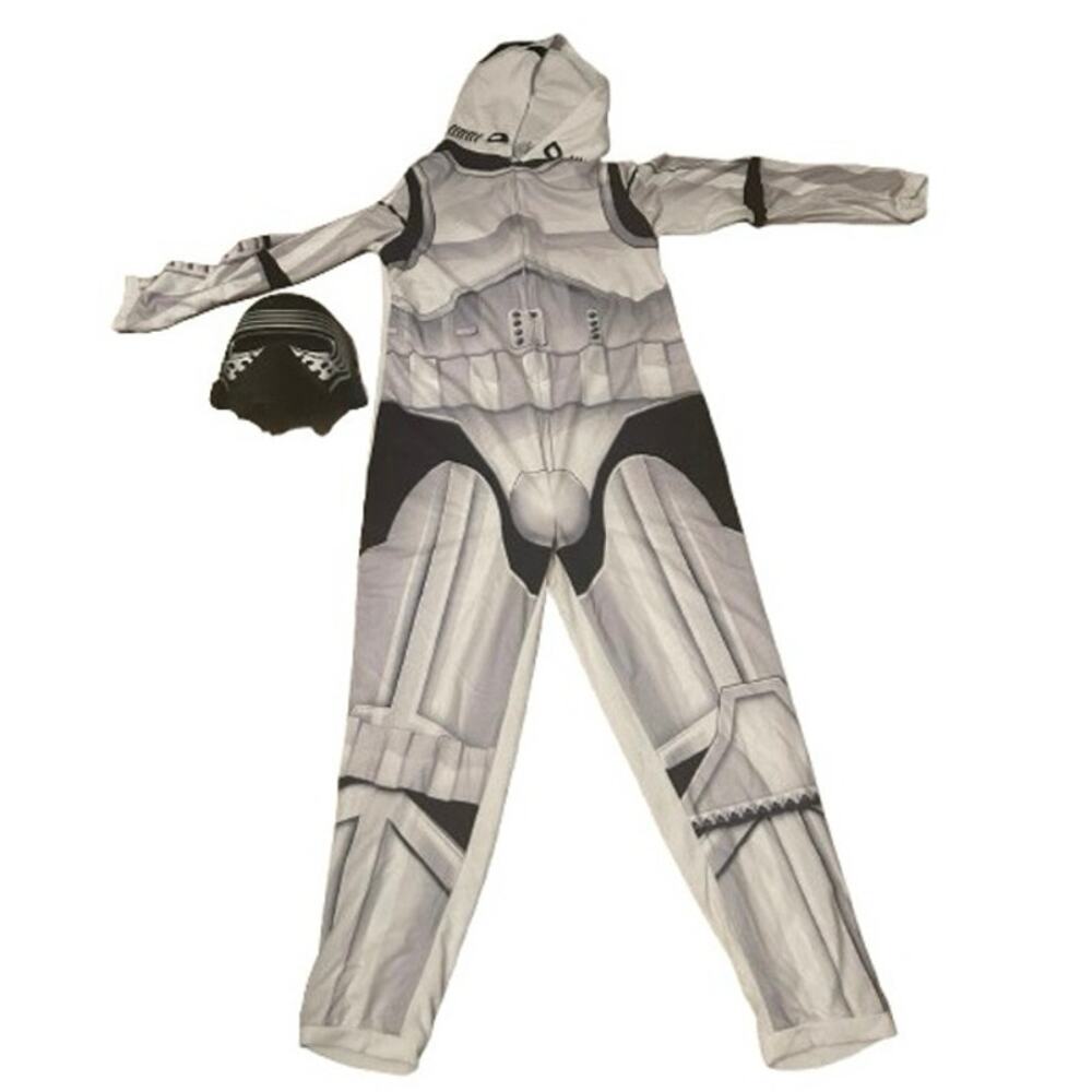 Star Wars Storm Trooper One Piece Jumpsuit & Kylo Ren 1/2 Mask - ADULT MEDIUM